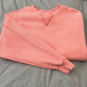 Aerie Oversized Waffle Shirt